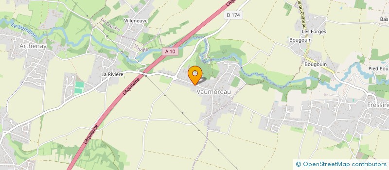 localisation de l'entreprise LE PASSE RECOMPOSE  VOUILLE