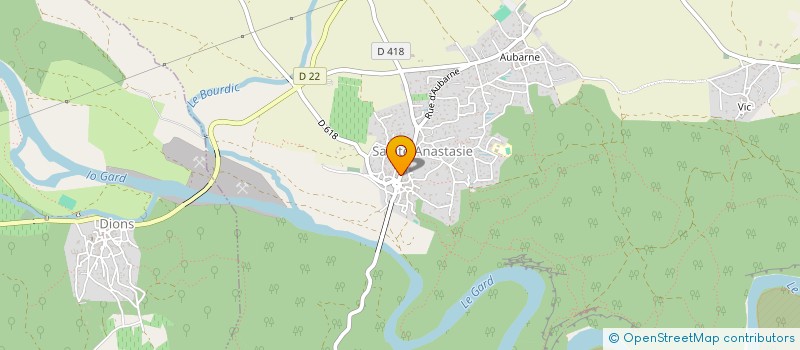 localisation de l'entreprise LE PASSE RENOVE  SAINTE-ANASTASIE