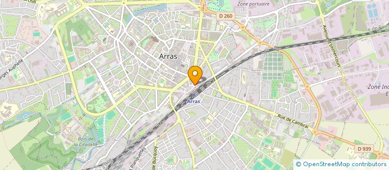 localisation de l'entreprise LE PASSE-TEMPS à ARRAS