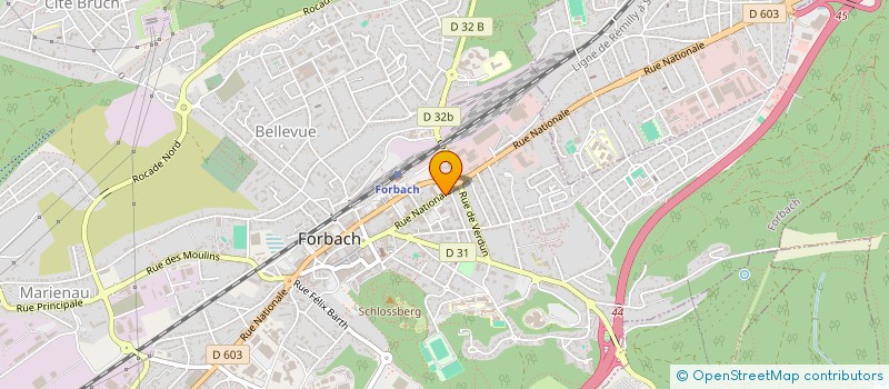 localisation de l'entreprise LE PASSE TEMPS à FORBACH