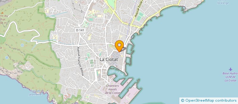 localisation de l'entreprise LE PASSE TEMPS  LA CIOTAT