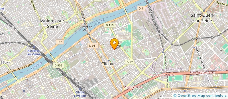 localisation de l'entreprise LE PASSEUR D'EPHEMERE à CLICHY
