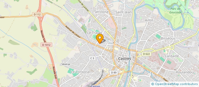 localisation de l'entreprise LE PASSEUR DE LUMIERE  CASTRES