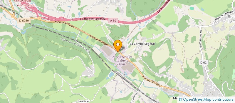 localisation de l'entreprise LE PASSFLORE  LA BACHELLERIE