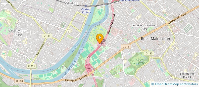 localisation de l'entreprise LE PASSIONARIUM à RUEIL-MALMAISON
