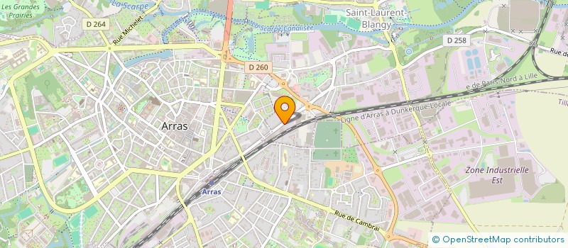 localisation de l'entreprise LE PASTAIOLO 62  SAINT-LAURENT-BLANGY