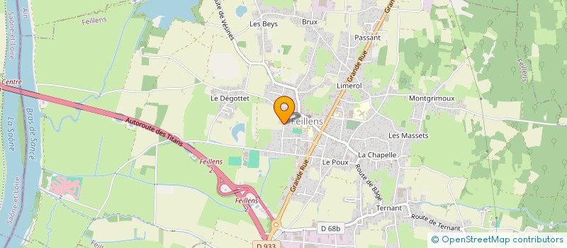 localisation de l'entreprise LE PASTEL à FEILLENS