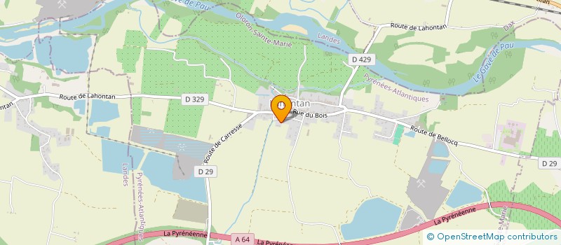 localisation de l'entreprise LE PASTIS TOUT SIMPLEMENT  LAHONTAN