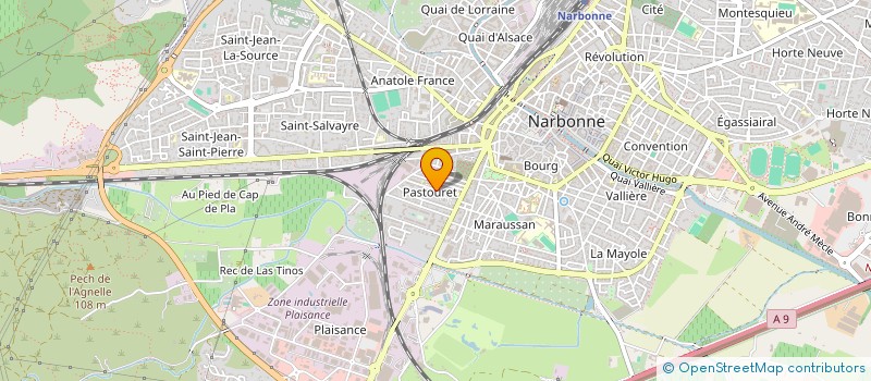 localisation de l'entreprise LE PASTOU  NARBONNE