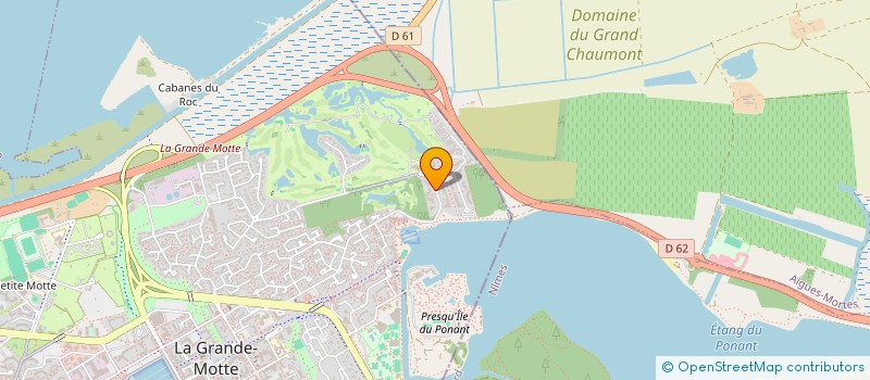 localisation de l'entreprise LE PAT SCI  LA GRANDE-MOTTE