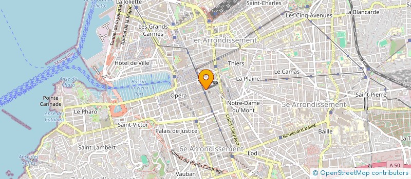 localisation de l'entreprise LE PATALIN à MARSEILLE 1