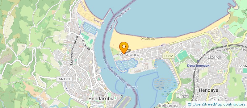 localisation de l'entreprise LE PATASAB à HENDAYE