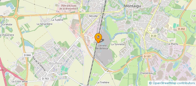 localisation de l'entreprise LE PATATI-PATATA à MONTAIGU-VENDEE