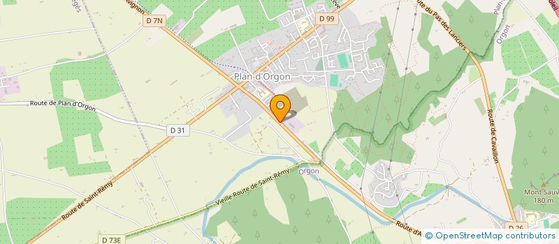 localisation de l'entreprise LE PATCHWORK à PLAN-D'ORGON