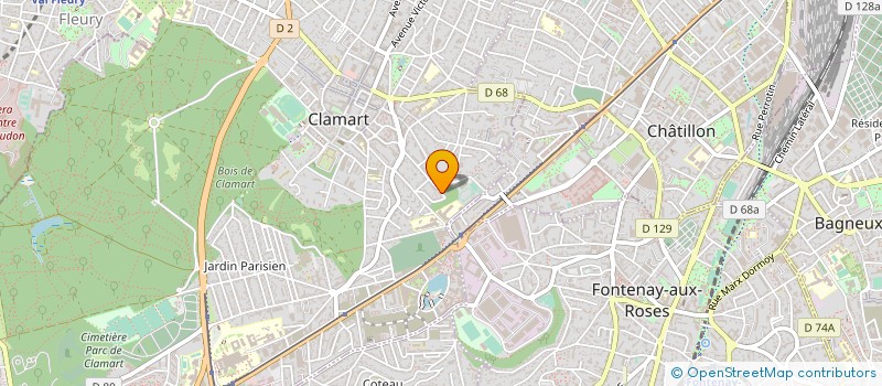 localisation de l'entreprise LE PATE DE SABLE à CLAMART