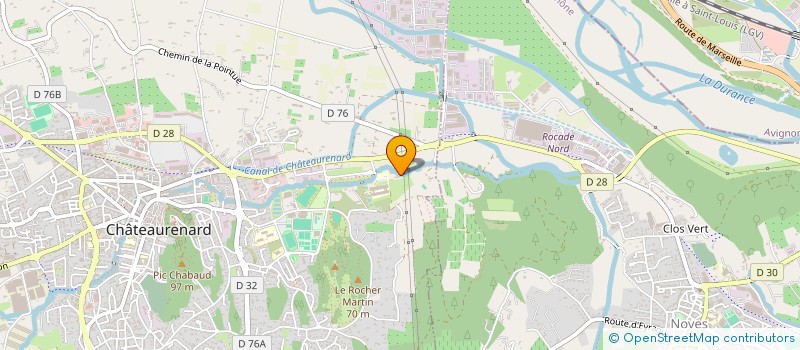 localisation de l'entreprise LE PATIO  CHATEAURENARD