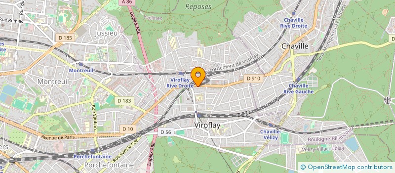 localisation de l'entreprise LE PATIO  VIROFLAY