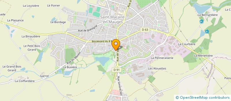 localisation de l'entreprise LE PATIO à SEVREMOINE