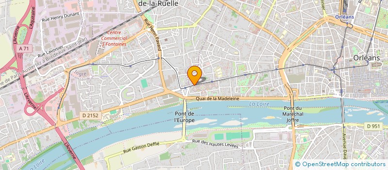 localisation de l'entreprise LE PATIO à ORLEANS
