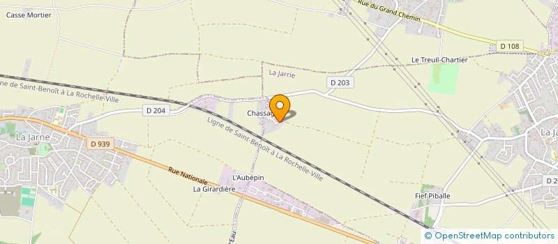 localisation de l'entreprise LE PATIO  LA JARRIE