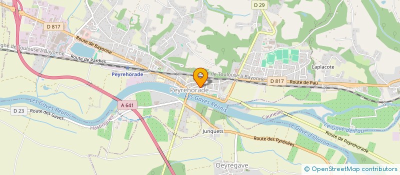 localisation de l'entreprise LE PATIO  PEYREHORADE