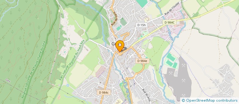 localisation de l'entreprise LE PATIO  GEX