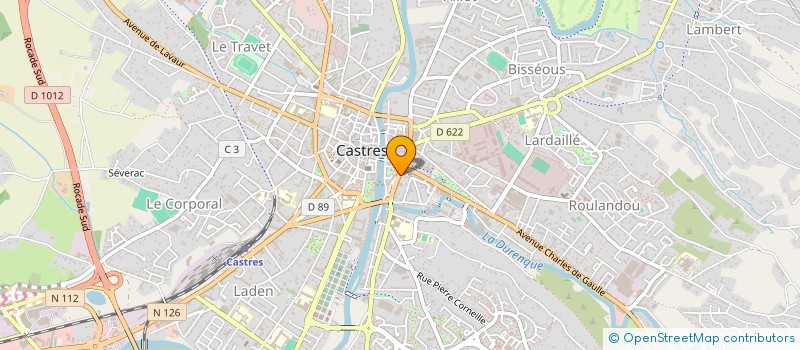 localisation de l'entreprise LE PATIO  CASTRES