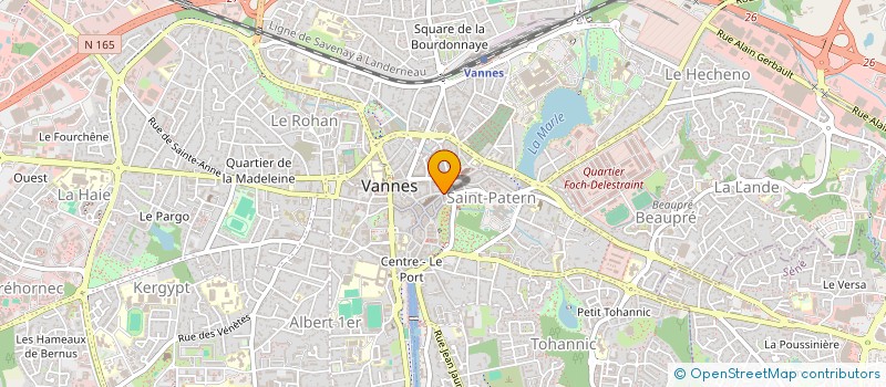 localisation de l'entreprise LE PATIO  QUIMPER