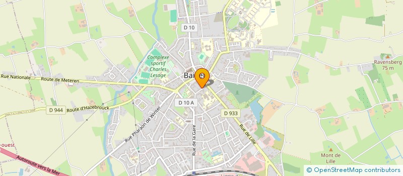 localisation de l'entreprise LE PATIO à BAILLEUL