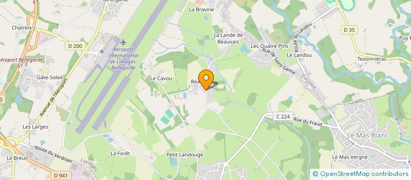 localisation de l'entreprise LE PATIO à LIMOGES