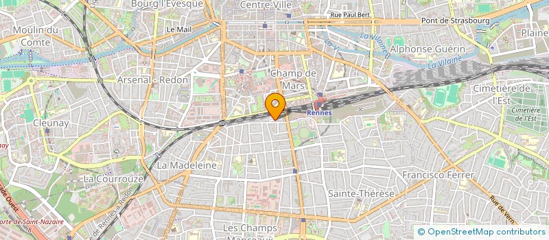 localisation de l'entreprise LE PATIO  RENNES