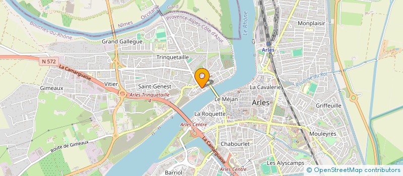 localisation de l'entreprise LE PATIO D'ARLES  ARLES