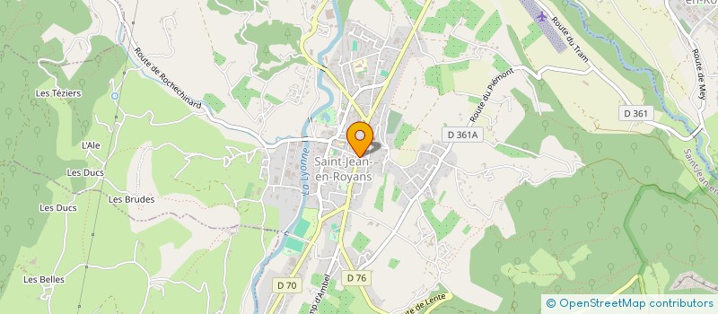 localisation de l'entreprise LE PATIO D'HANA à SAINT-THOMAS-EN-ROYANS