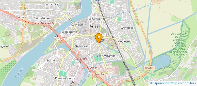 localisation de l'entreprise LE PATIO DES ALYSCAMPS à ARLES