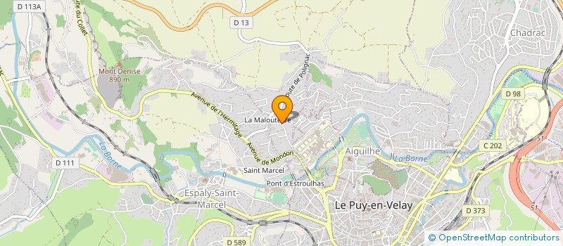 localisation de l'entreprise LE PATIO DES CARMES à POLIGNAC