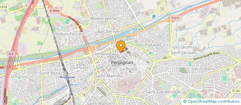 localisation de l'entreprise LE PATIO DES FABRIQUES  PERPIGNAN
