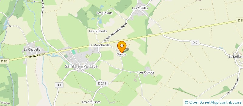 localisation de l'entreprise LE PATIO  EDITEUR  SAINTS-EN-PUISAYE