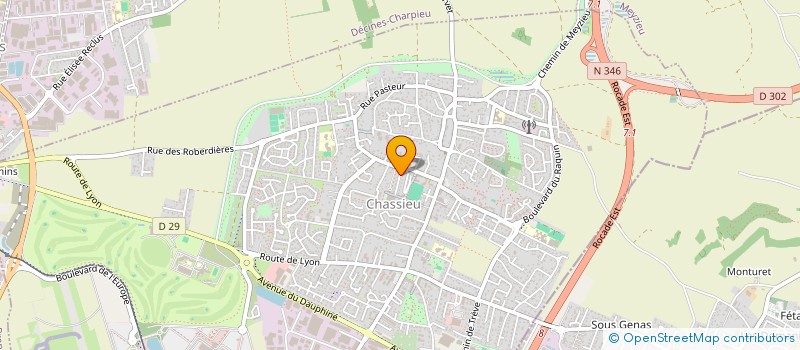 localisation de l'entreprise LE PATIO EVEREST PARK  CHASSIEU