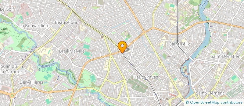 localisation de l'entreprise LE PATIO GOURMAND à NANTES