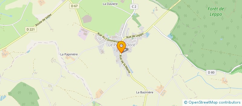localisation de l'entreprise LE PATIO HOM'IAOU à MONTREVAULT-SUR-EVRE