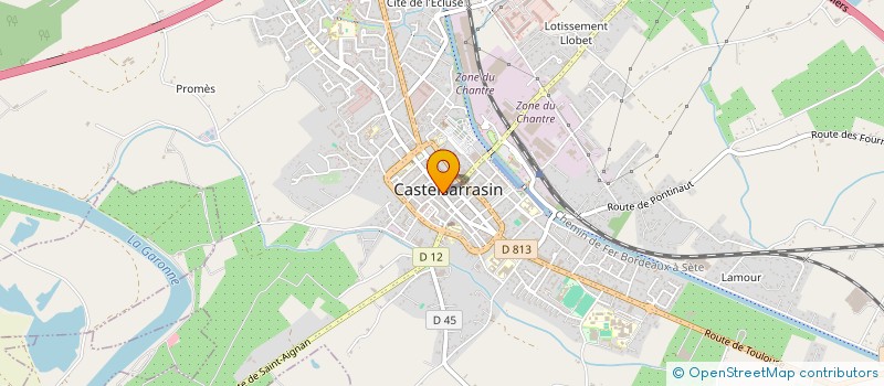 localisation de l'entreprise LE PATISSARIUM à CASTELSARRASIN