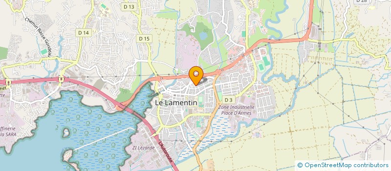 localisation de l'entreprise LE PATISSIER D'EXCELLENCE GLACE à LE LAMENTIN