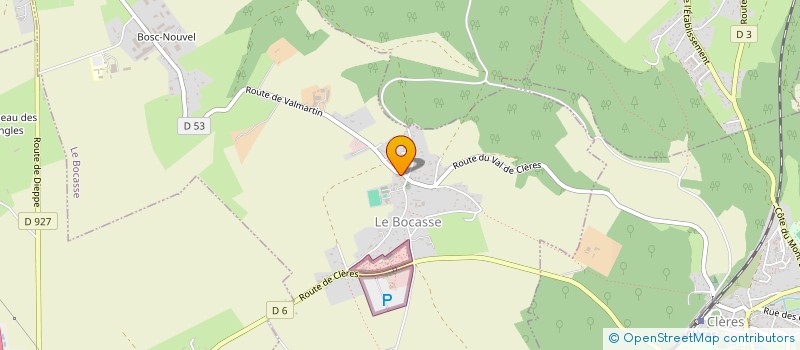 localisation de l'entreprise LE PATISSIER NORMAND à LE BOCASSE