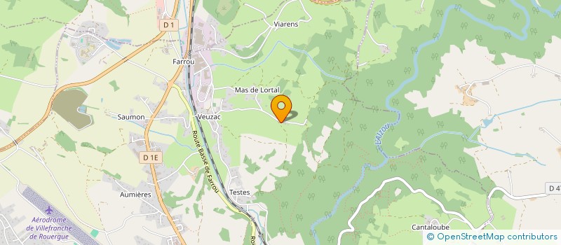 localisation de l'entreprise LE PATOU  VILLEFRANCHE-DE-ROUERGUE