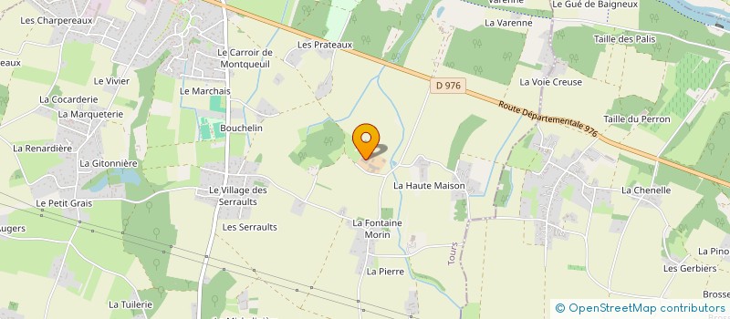 localisation de l'entreprise LE PATOUILLARD à AZAY SUR CHER