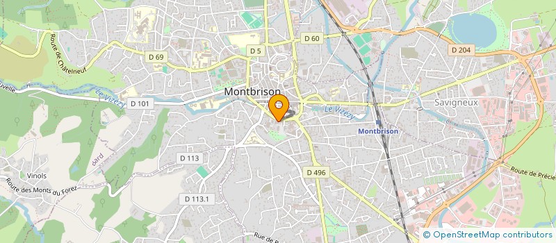 localisation de l'entreprise LE PATRIARCHE  MONTBRISON