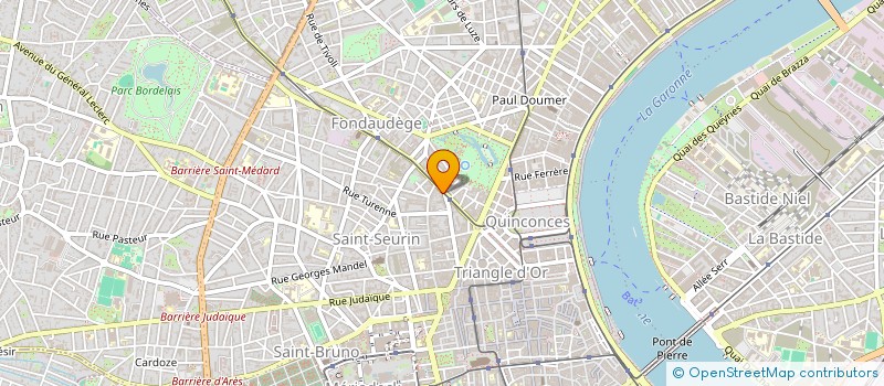 localisation de l'entreprise LE PATRIMOINE 1  BORDEAUX