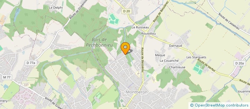 localisation de l'entreprise LE PATRIMOINE  MONTBERON