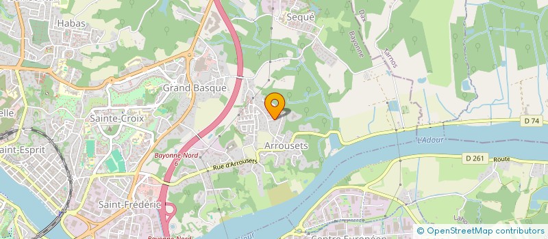 localisation de l'entreprise LE PATRONAGE LAIQUE DES PETITS BAYONNAIS à BAYONNE