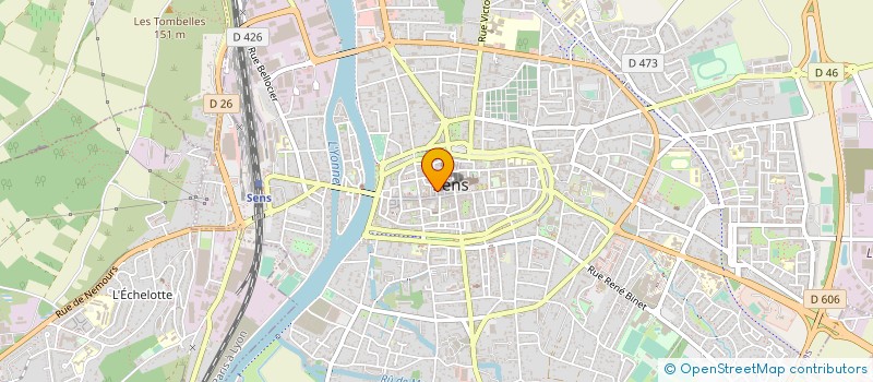 localisation de l'entreprise LE PATV à SENS